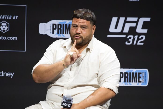 Tai Tuivasa at UFC 312 guest athlete Q&A in Sydney