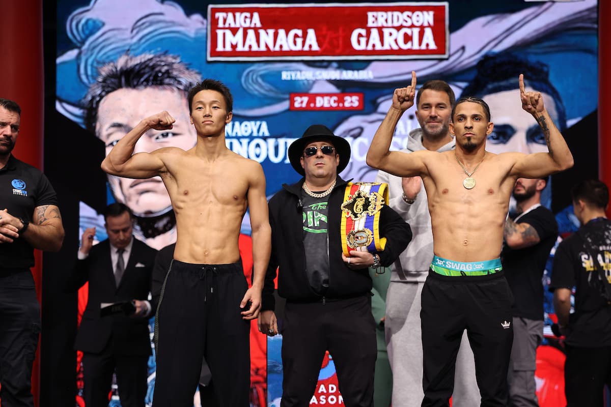 Taiga Imanaga and Eridson Garcia