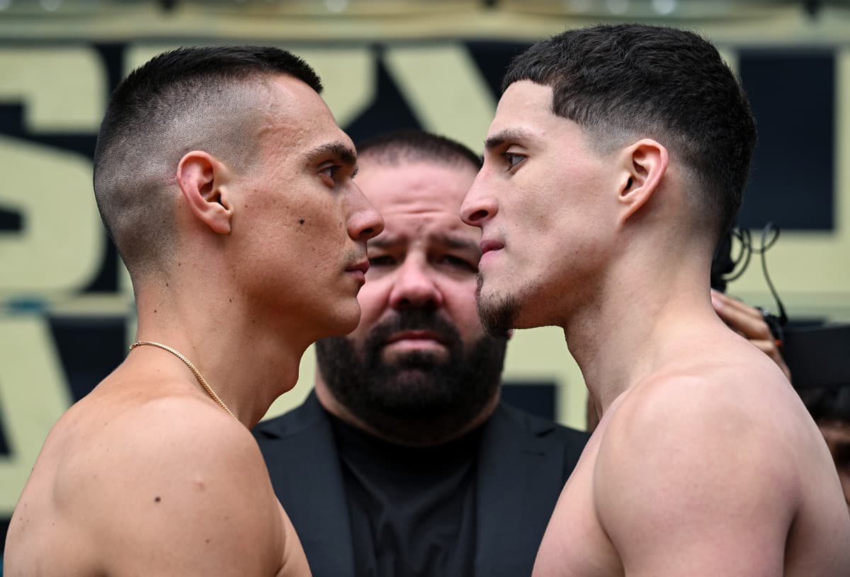 Tim Tszyu and Anthony Velazquez face off