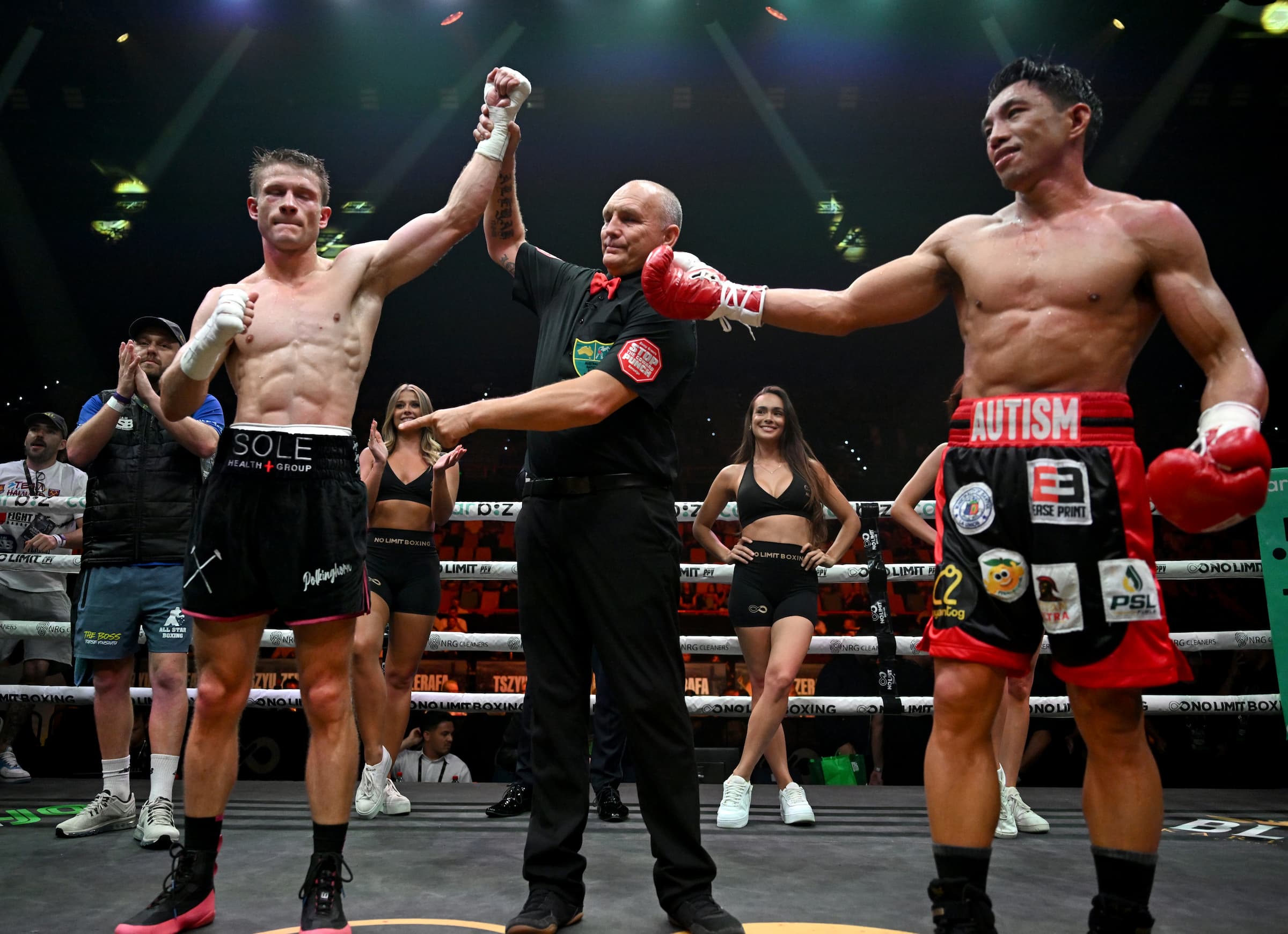 Billy Polkinghorn defeats Jomar Paliwen during their bout