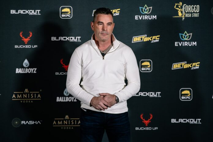 BKFC President David Feldman during the weigh-in