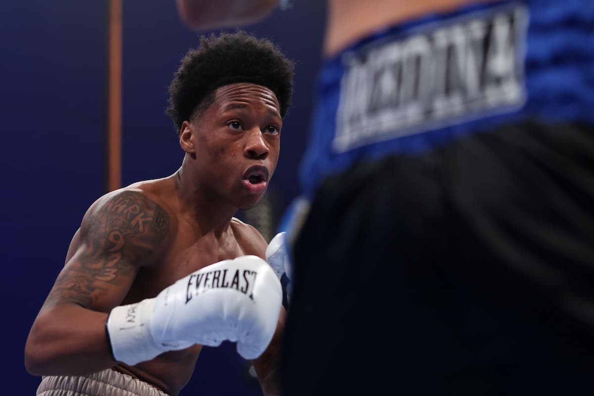 Zaquin Moses during his bout against Leandro Damian Medina