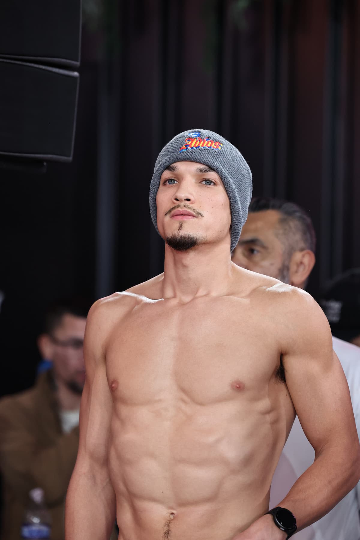 Brandon Figueroa during the weigh-in