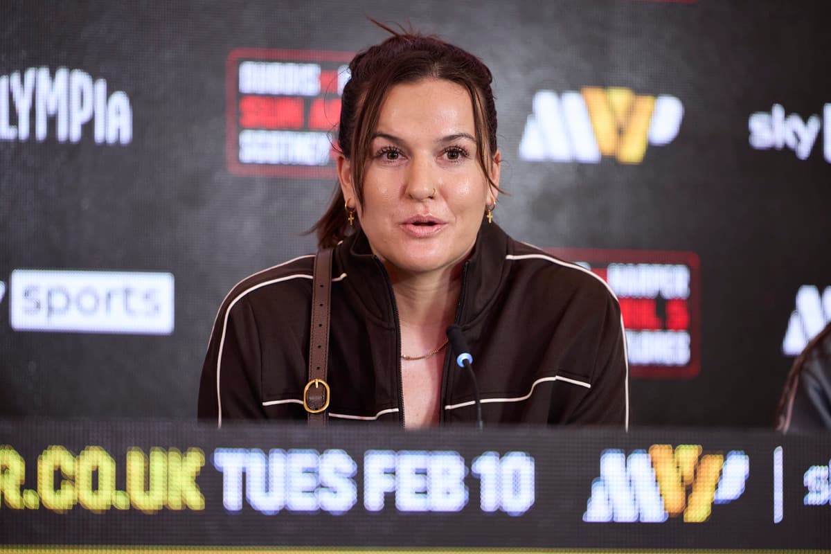 Chantelle Cameron during a kickoff press conference in London
