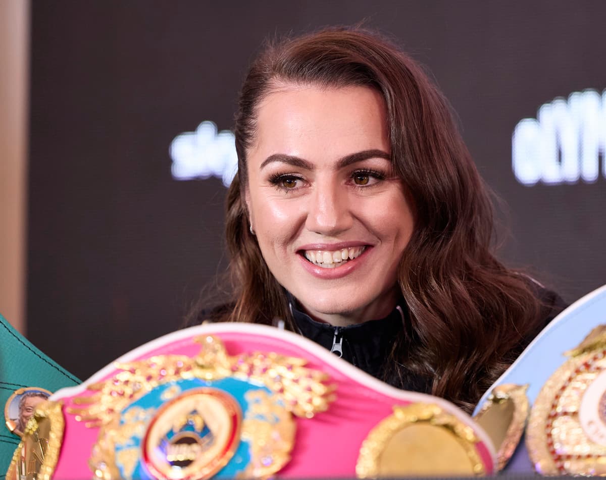 Ellie Scotney during a kickoff press conference in London
