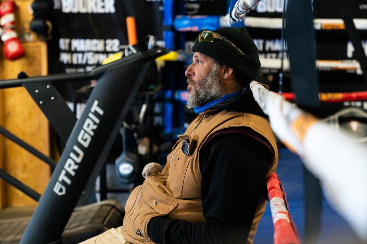 Freddy Fundora during a training camp