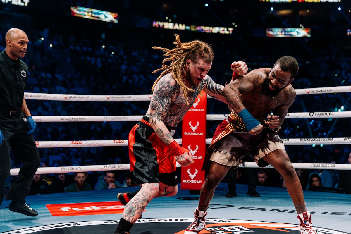 Nyseam McCain dominates Brett Shoenfelt during their bout