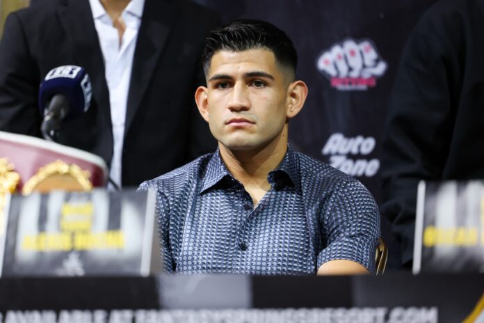 Alexis Rocha during a press conference