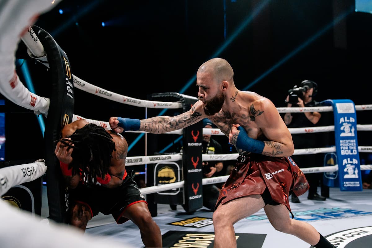 Chris Garcia dominates Chancey Wilson during their bout