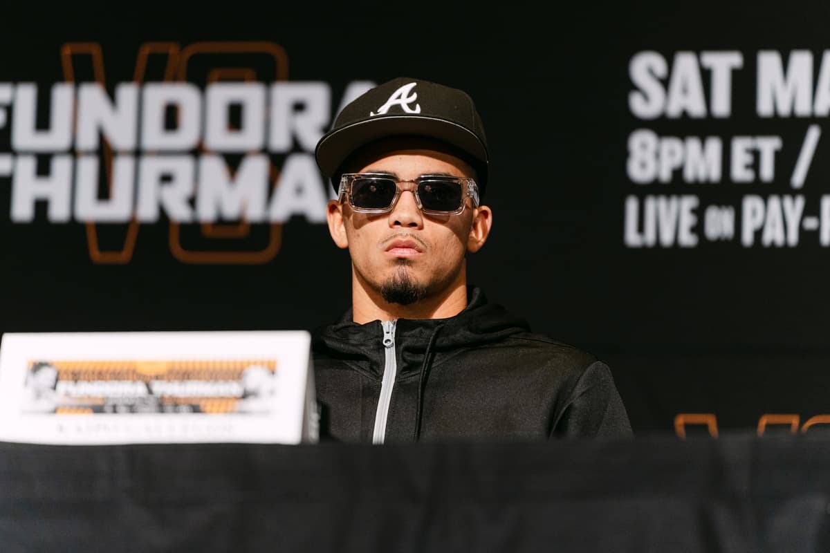 Kaipo Gallegos at the press conference