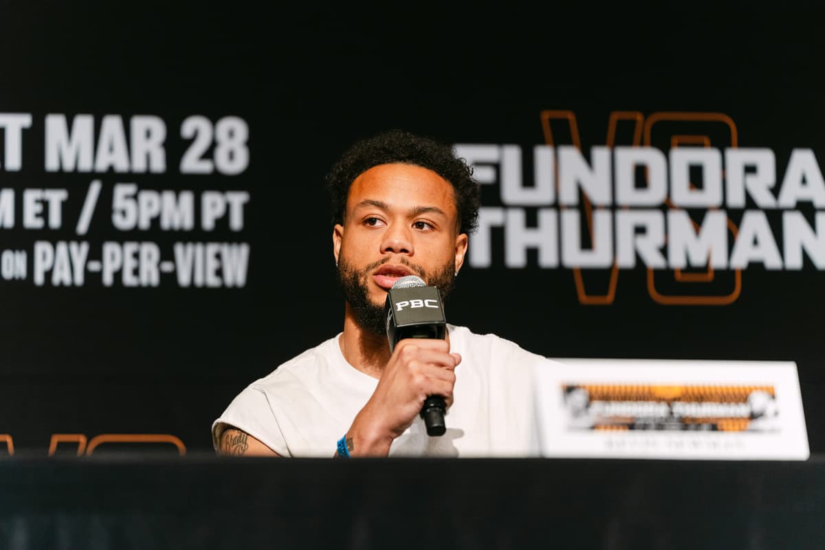 Kevin Newman II speaking at the press conference