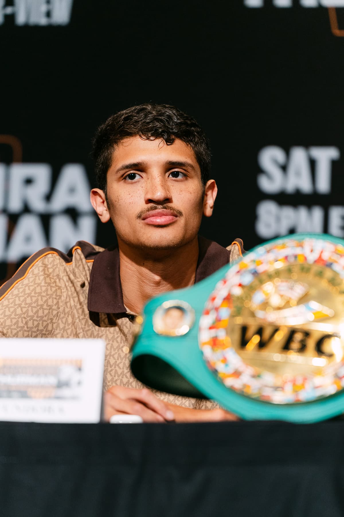 Sebastian Fundora at the press conference