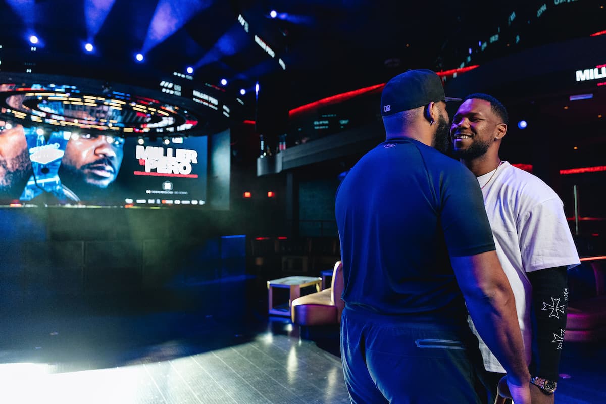Jarrell Miller and Lenier Pero face off