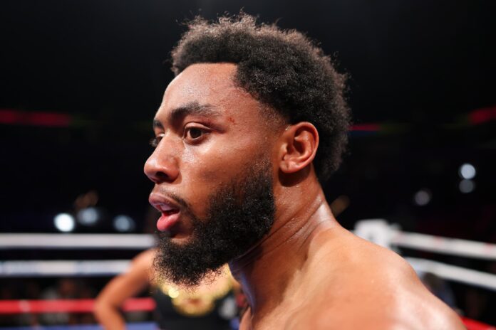 Amari Jones during boxing bout