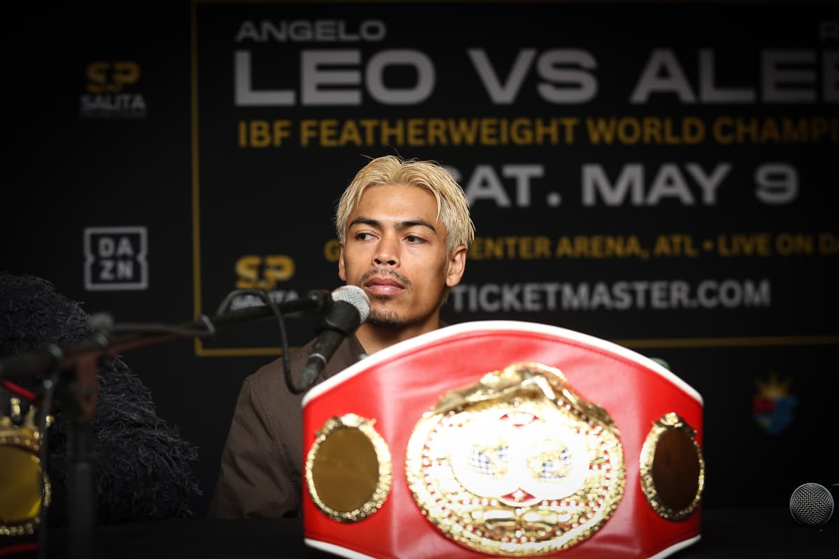 Angelo Leo during press conference