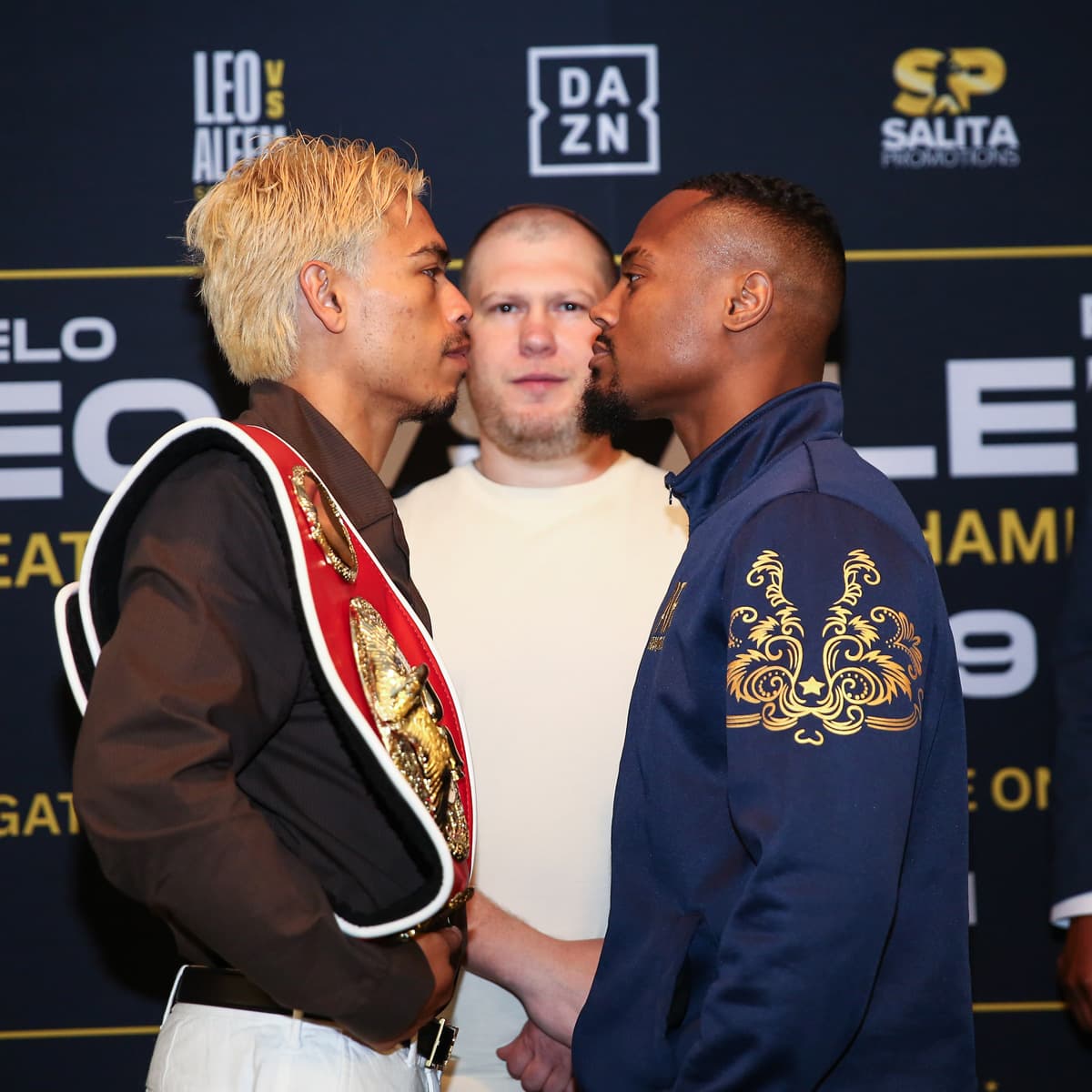 Angelo Leo and Raese Aleem face off at press conference