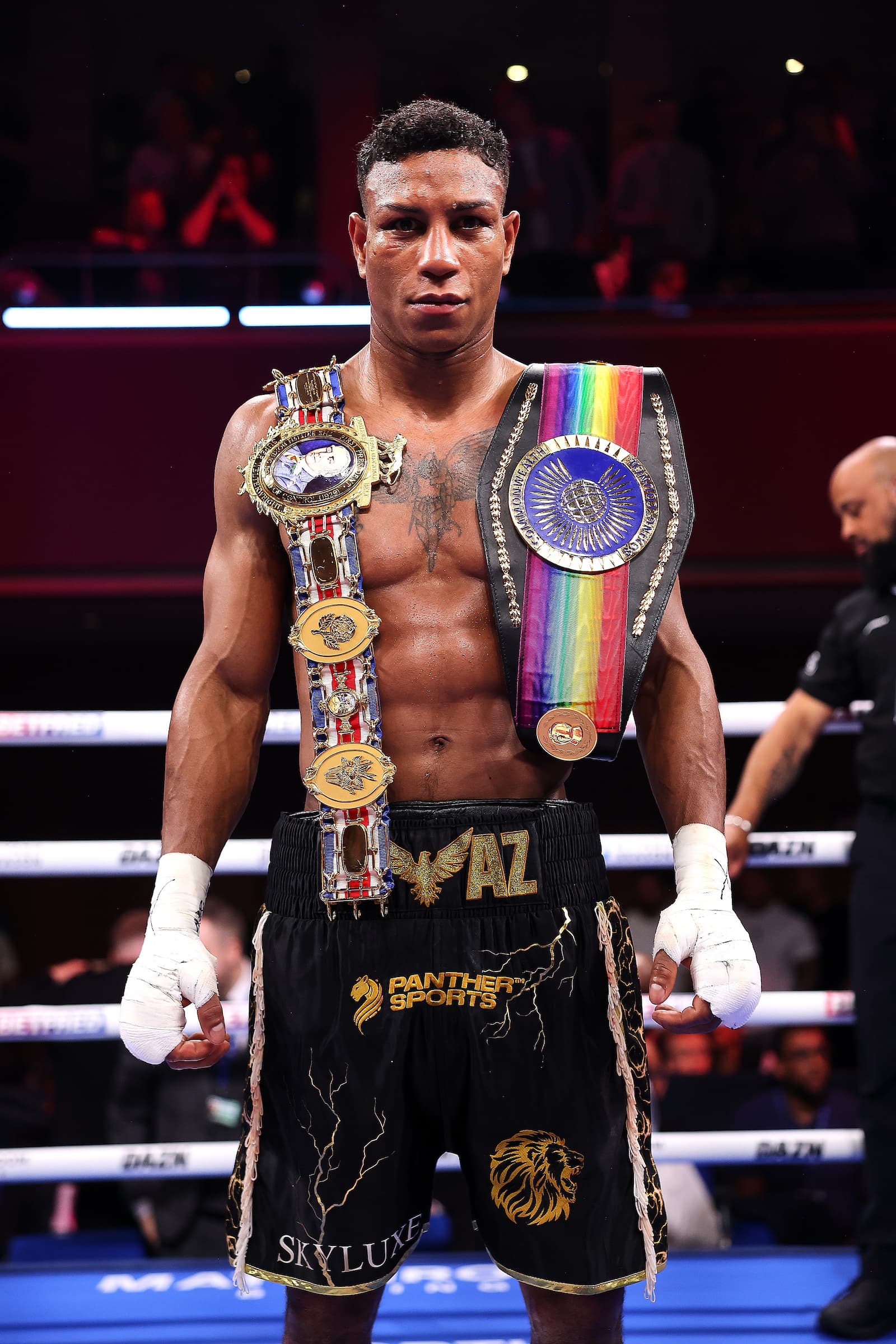 Bilal Fawaz after his victory over Ryan Kelly