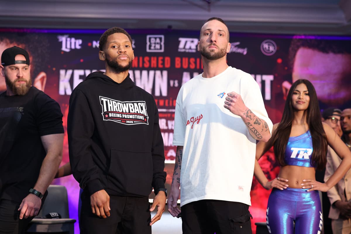Brian Norman Jr. and Josh Wagner at press conference