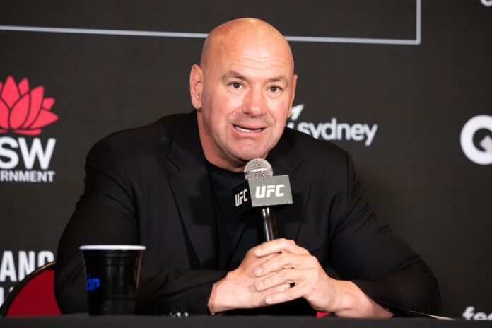 Dana White during UFC post-fight press conference