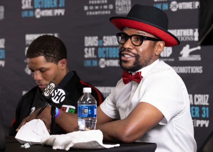 Floyd Mayweather at press conference