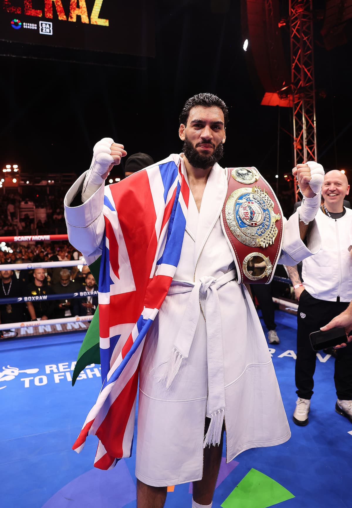 Hamzah Sheeraz after victory over Alem Begic