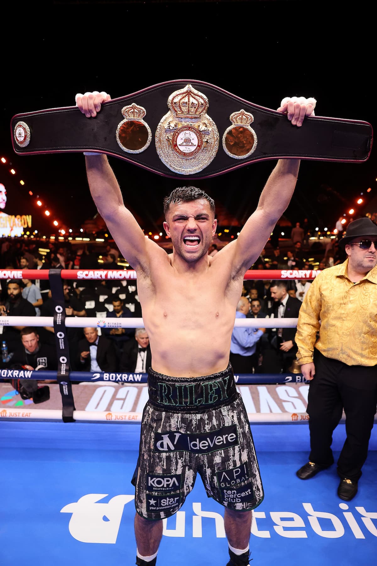 Jack Catterall after his victory over Shakhram Giyasov