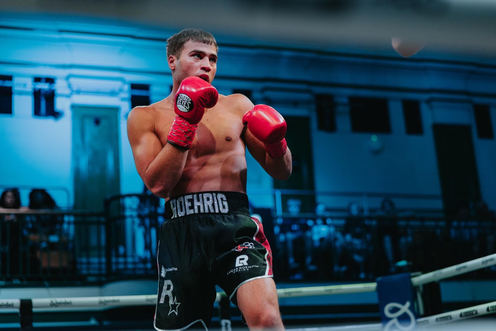 Lucas Roehrig during his bout against Faton Tolaj