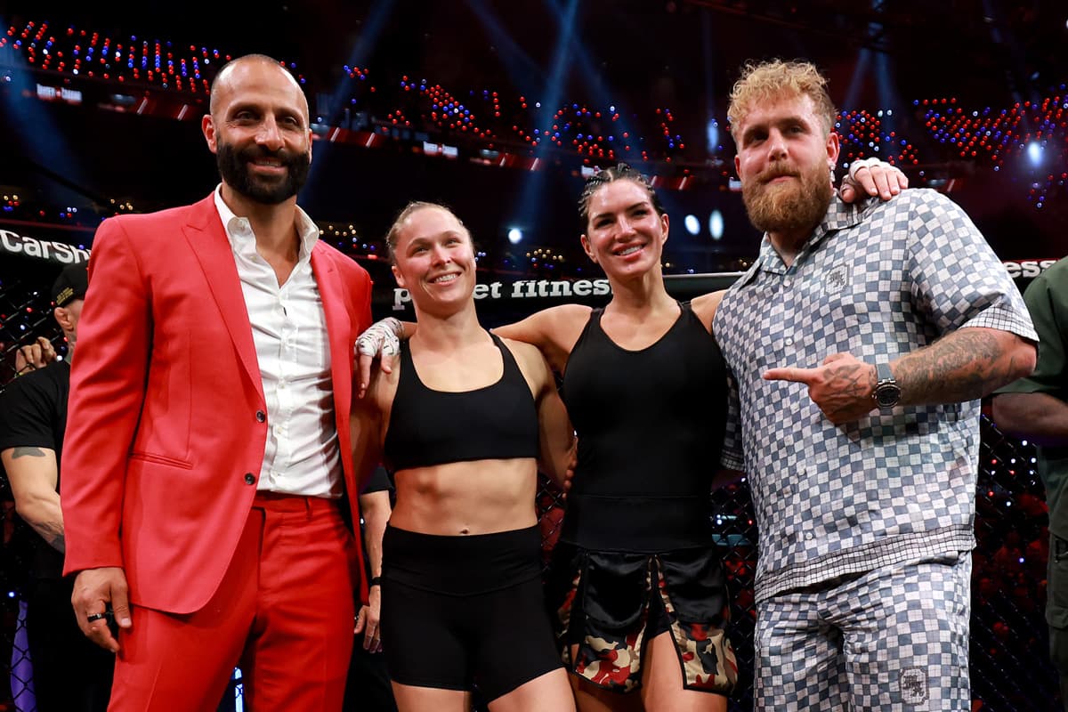 Nakisa Bidarian, Ronda Rousey, Gina Carano, and Jake Paul