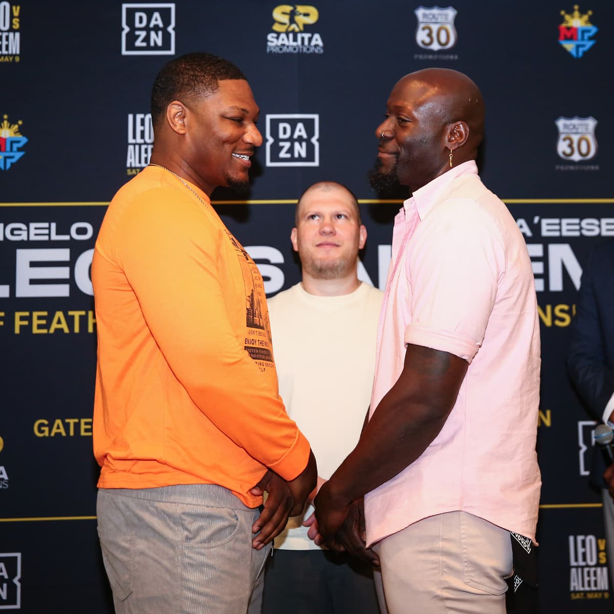 Pryce Taylor and Calvin Barnett face off at press conference