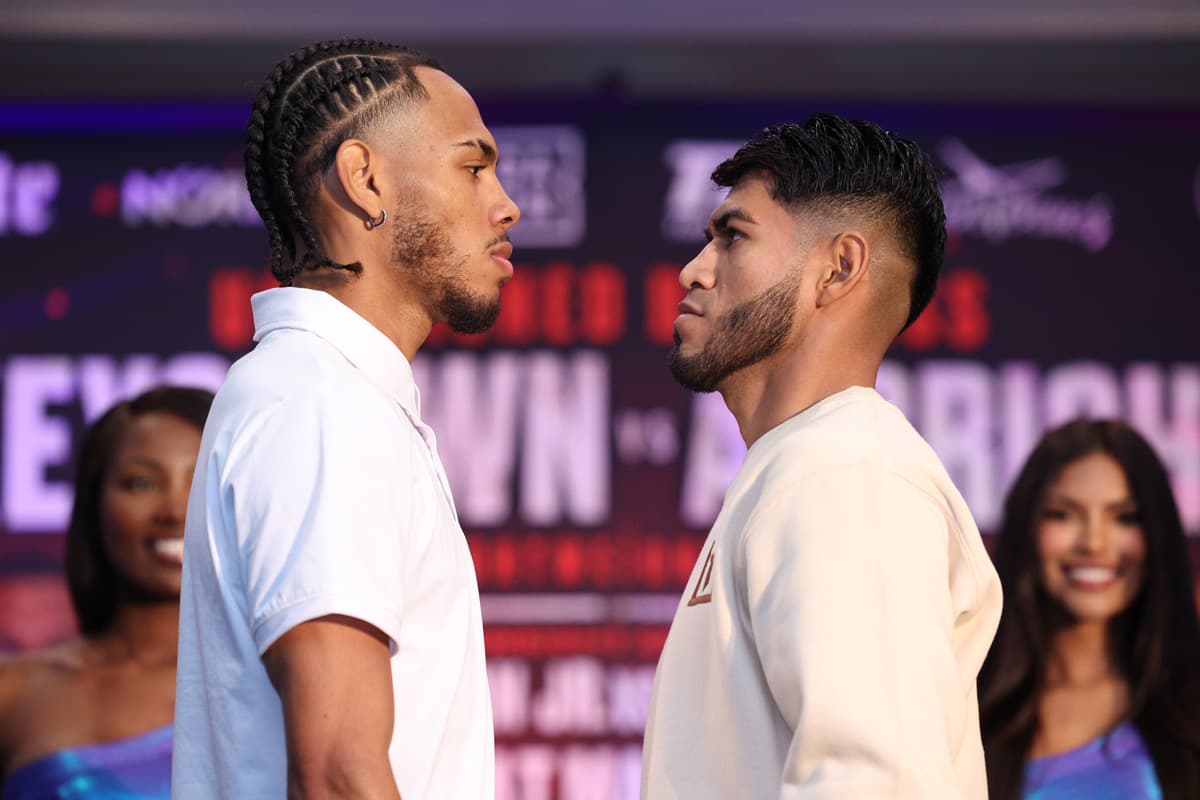 Yan Santana and Cristian Cruz face off at press conference