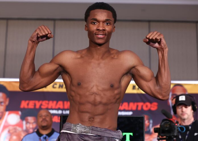 Abdullah Mason at the weigh-in