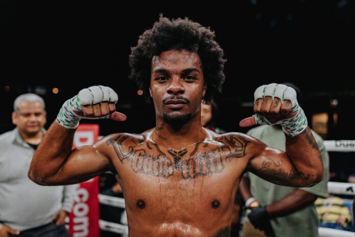Ashton Sylve after his bout against Daniel Lugo