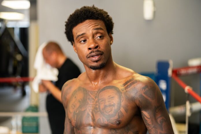 Errol Spence Jr. at Ronnie Shields Boxing gym