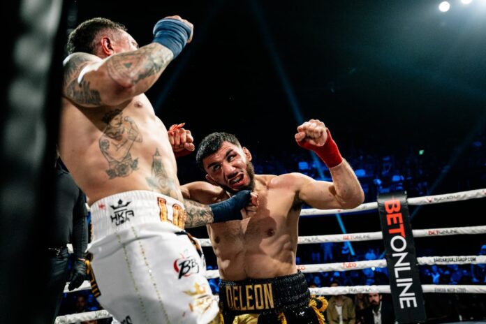 Juan Carlos De Leon during his bout against Tony Soto