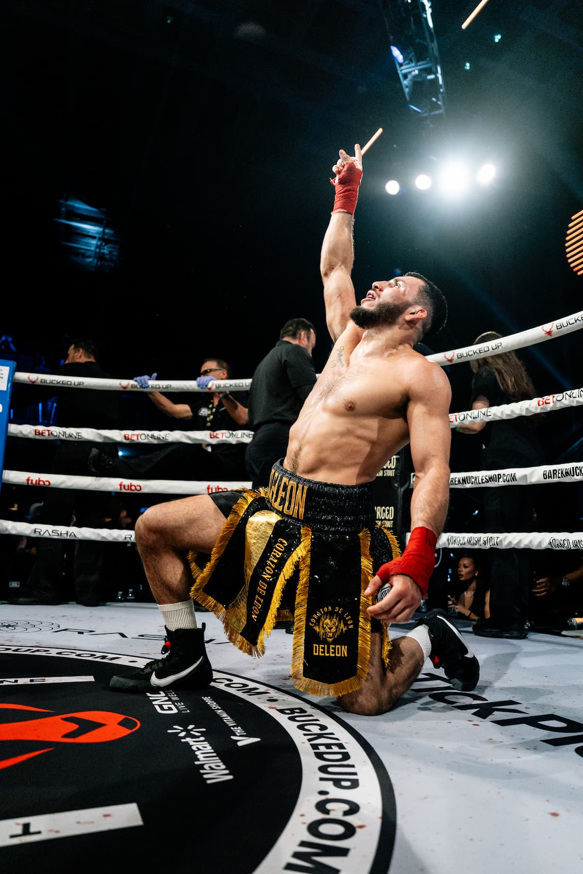 Juan Carlos De Leon during his bout against Tony Soto