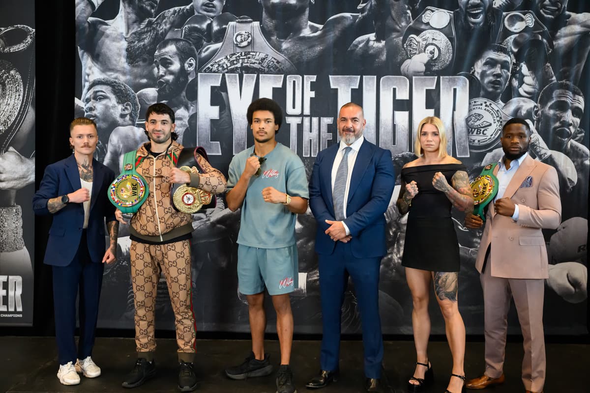 Thomas Chabot, Mehmet Unal, Wilkens Mathieu, Camille Estephan, Leila Beaudoin, Moreno Fendero during a press conference