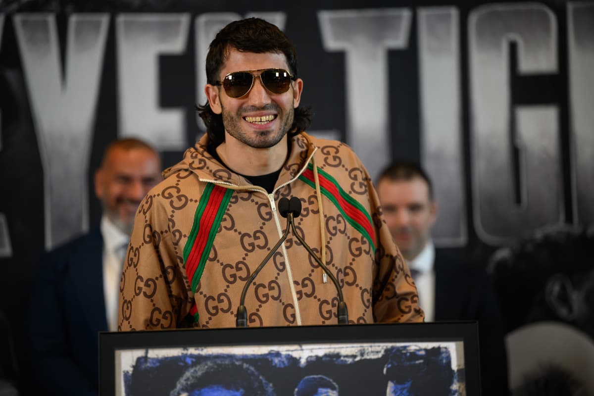 Mehmet Unal during a press conference