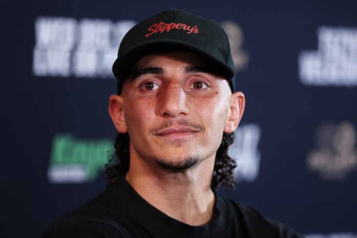 Ahmad Reda during an open workout