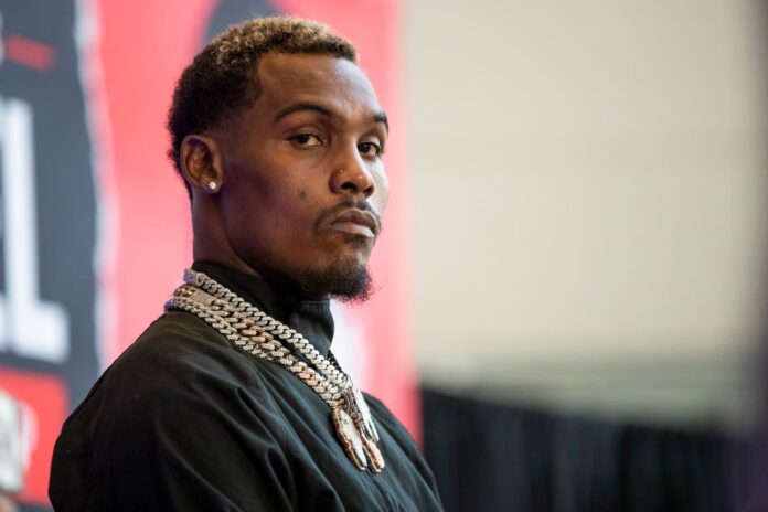 Jermall Charlo during a press conference ahead of his bout