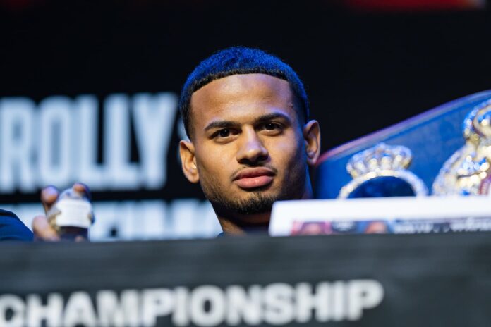 Rolando Romero during a press conference at Avalon Hollywood