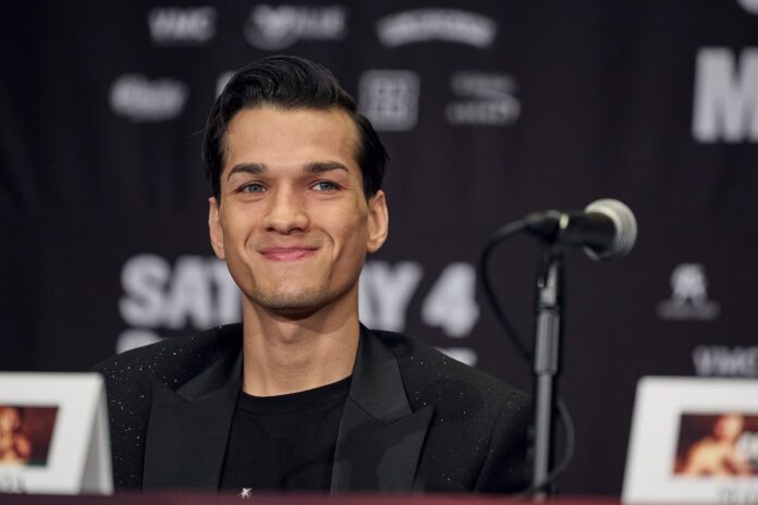 Brandon Figueroa during the press conference