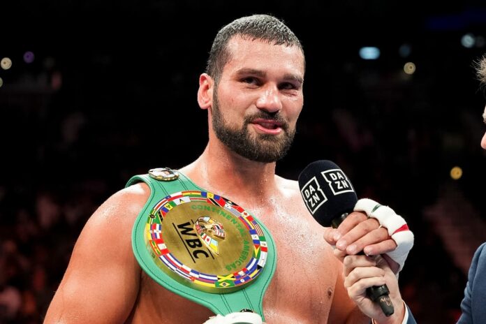 Guido Vianello after his victory over Alexis Barriere