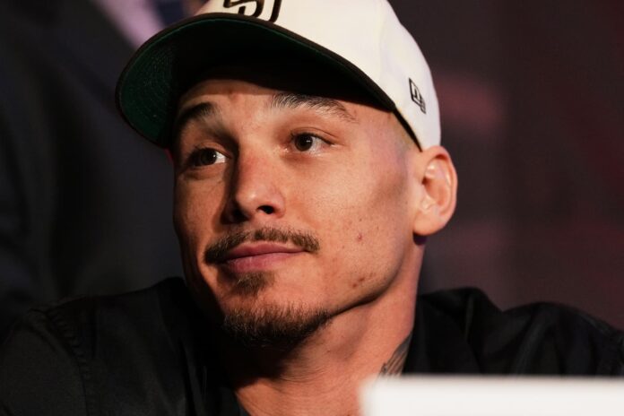 Cesar Mateo Tapia during the press conference
