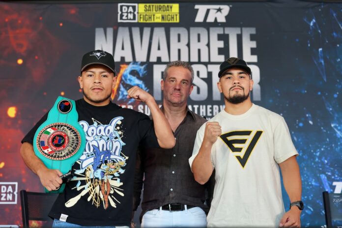 Edward Vazquez and Albert Gonzalez during the press conference