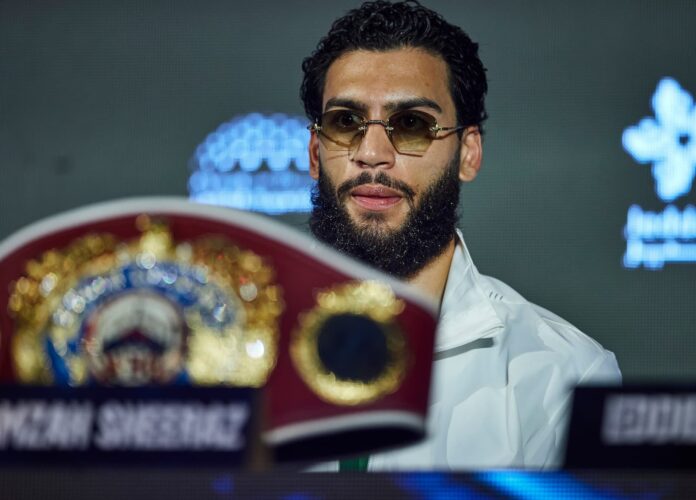 Hamzah Sheeraz during the press conference