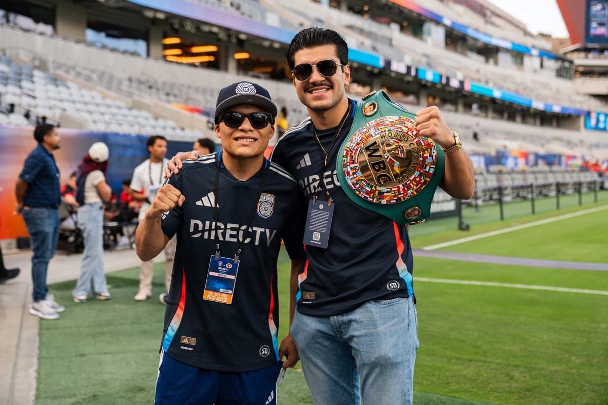 Isaac Cruz and Jesus Ramos at Snapdragon Stadium