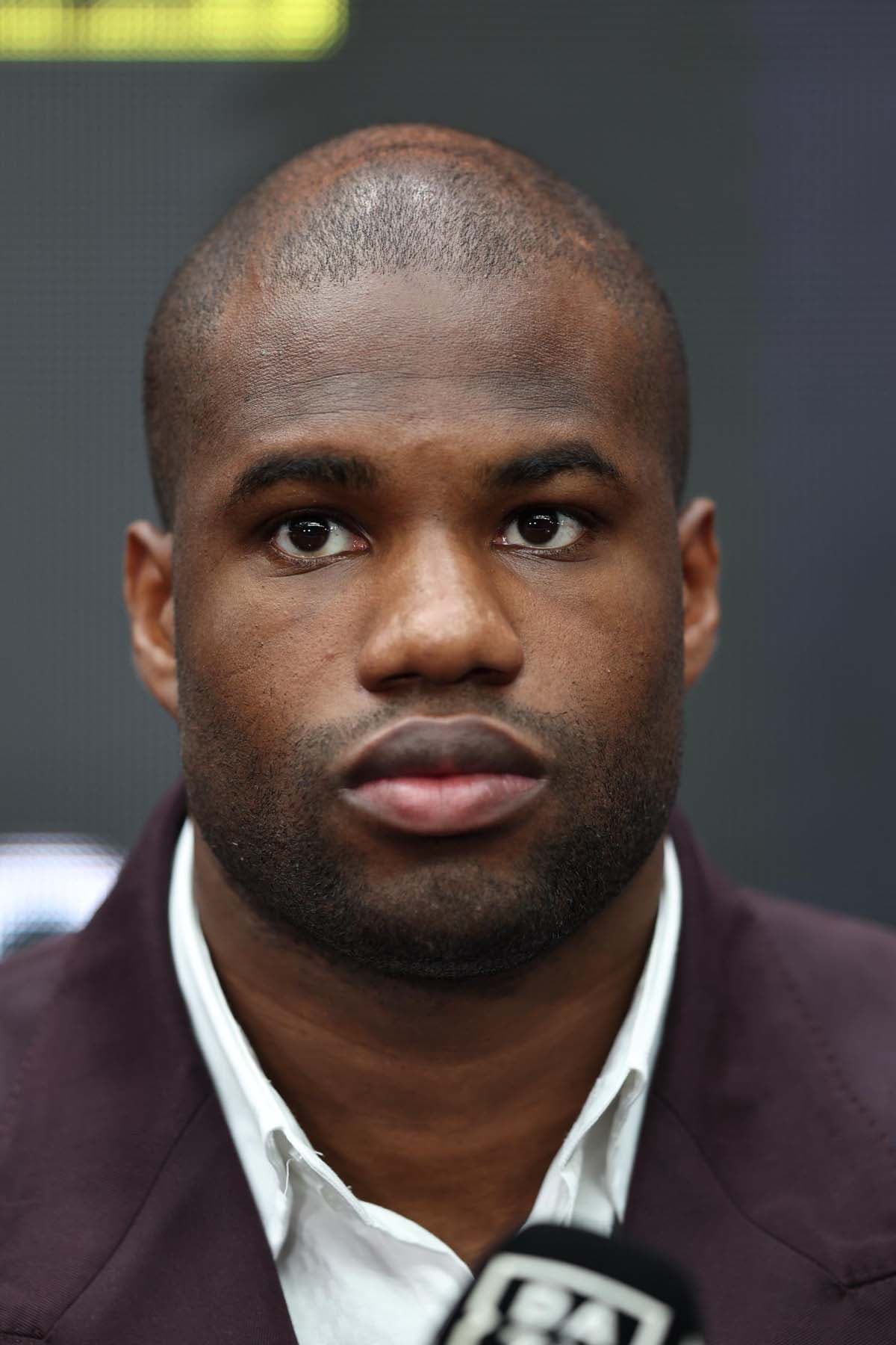 Daniel Dubois during the press conference