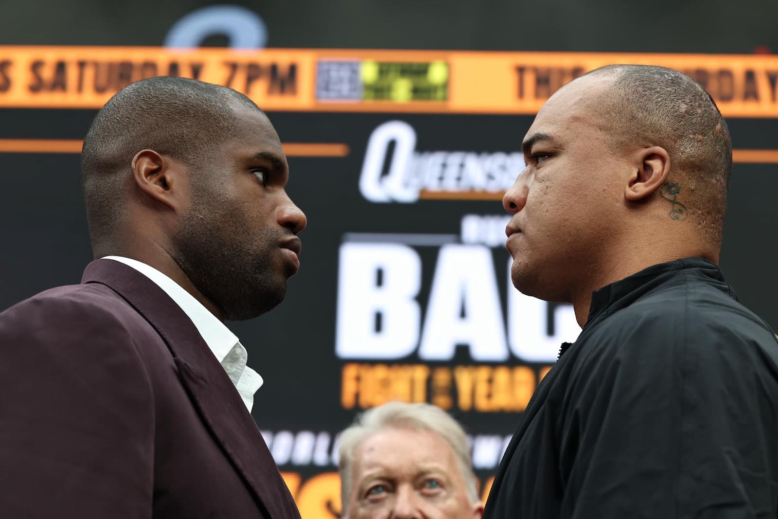 Photos: Dubois and Wardley at final press conference ahead of rematch