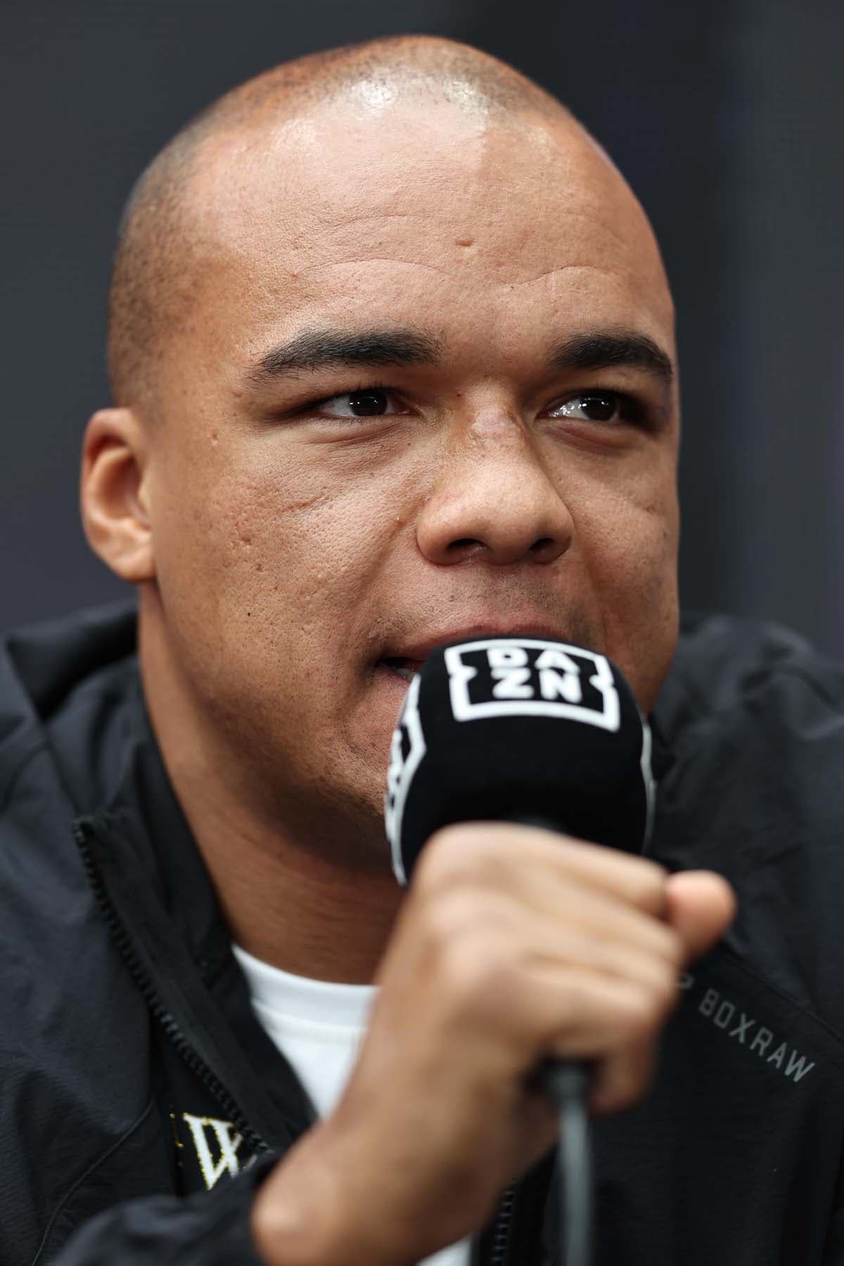 Fabio Wardley during the press conference