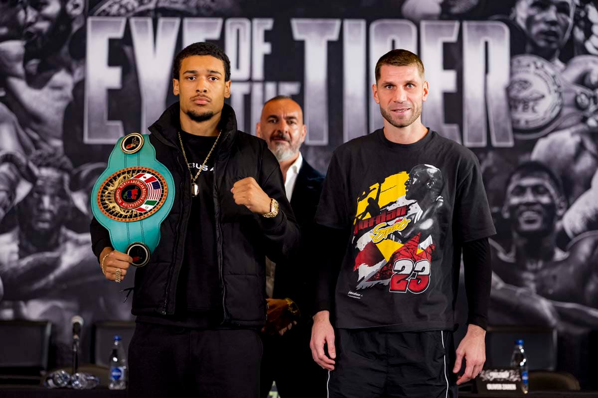 Wilkens Mathieu and Vladimir Shishkin during the press conference